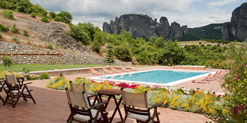 Meteora Hotel At Kastraki Kalambaka Exterior foto